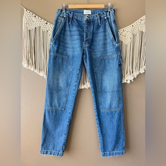Frame Denim Workwear Carr Double Knee carpenter cargo jeans C - Picture 2 of 9